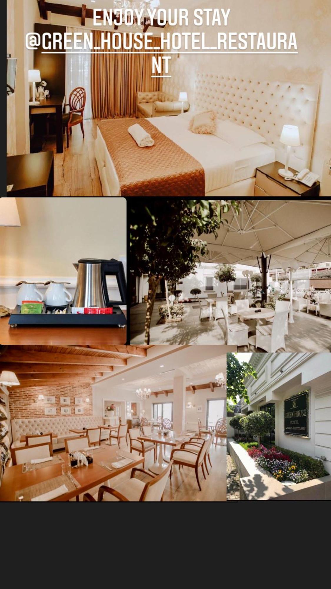 Green House Hotel & Restaurant Tirana Exterior photo